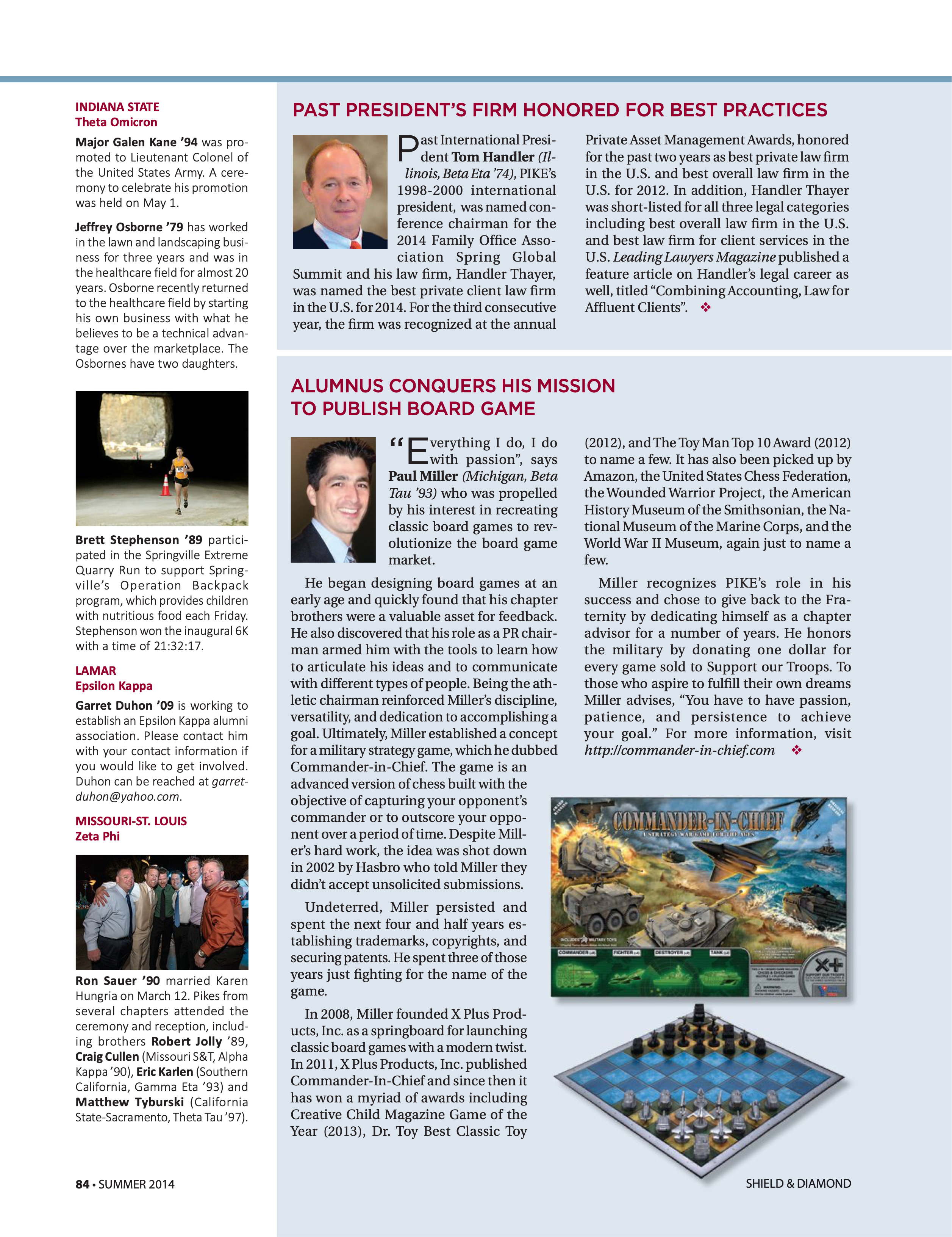 Past President's Firm Honored for Best Practices